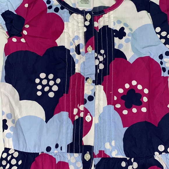 Gymboree Flowered SL Sz 6 Button Down Shirt - Picture 4 of 4